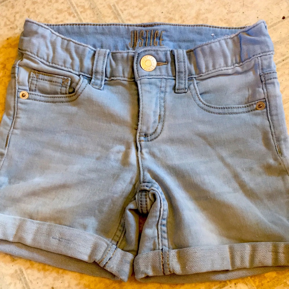 Denim shorts